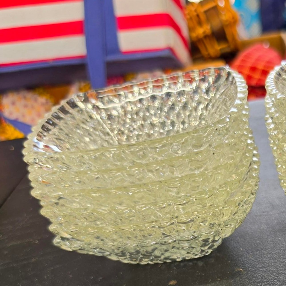 Vintage Cut Glass Bowls Set of 12